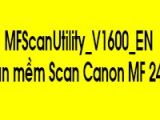 Phần mềm Scan máy in Canon imageCLASS MF241d